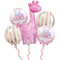 4D Transparent Baby Girl/Boy Bear Bubble Ball Birthday Party Blue/Pink Balloon Baby Shower Gender Reveal Decor DIY Gift Supplies