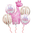 4D Transparent Baby Girl/Boy Bear Bubble Ball Birthday Party Blue/Pink Balloon Baby Shower Gender Reveal Decor DIY Gift Supplies