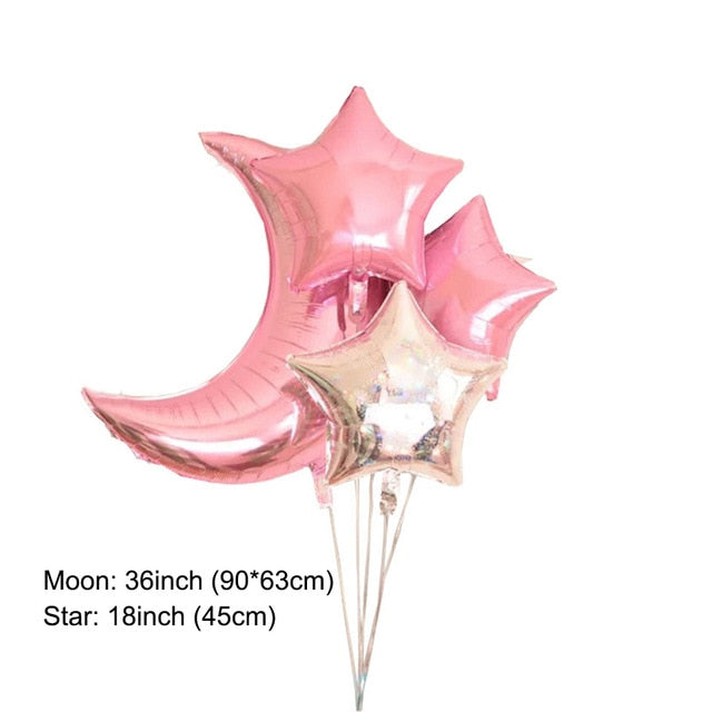 4D Transparent Baby Girl/Boy Bear Bubble Ball Birthday Party Blue/Pink Balloon Baby Shower Gender Reveal Decor DIY Gift Supplies