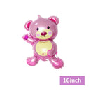 4D Transparent Baby Girl/Boy Bear Bubble Ball Birthday Party Blue/Pink Balloon Baby Shower Gender Reveal Decor DIY Gift Supplies