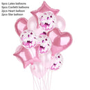 4D Transparent Baby Girl/Boy Bear Bubble Ball Birthday Party Blue/Pink Balloon Baby Shower Gender Reveal Decor DIY Gift Supplies