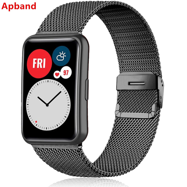 Milanese Band For Huawei Watch FIT Strap Accessories stainless steel metal buckle watchband bracelet Huawei Watch fit 2020 Strap