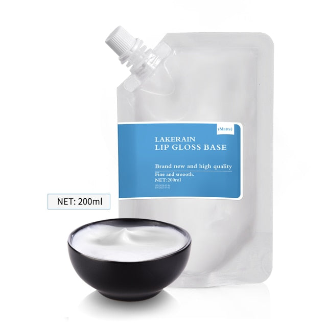 50/100/200ml DIY Lip Gloss Base Oil DIY Clear Moisturizing Lipstick Raw Material Gel Lipgloss Base Gel for Handmade Lip Gloss