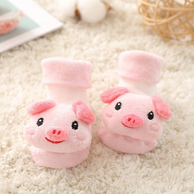 Cotton Baby Socks Cartoon Fruit Newborn Socks Anti Slip Floor Socks Autumn Winter Socks for Children Baby Boy Girl Infant Socks