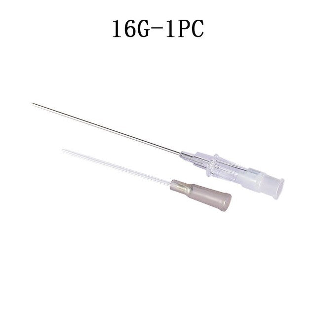 1-4pcs Body Piercing Needles Catheter Cannula Tools Kit Surgical Steel Sterilized Tattoo Needle Nose Lip Jewelry 14G 16G 18G 20G