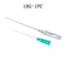 1-4pcs Body Piercing Needles Catheter Cannula Tools Kit Surgical Steel Sterilized Tattoo Needle Nose Lip Jewelry 14G 16G 18G 20G