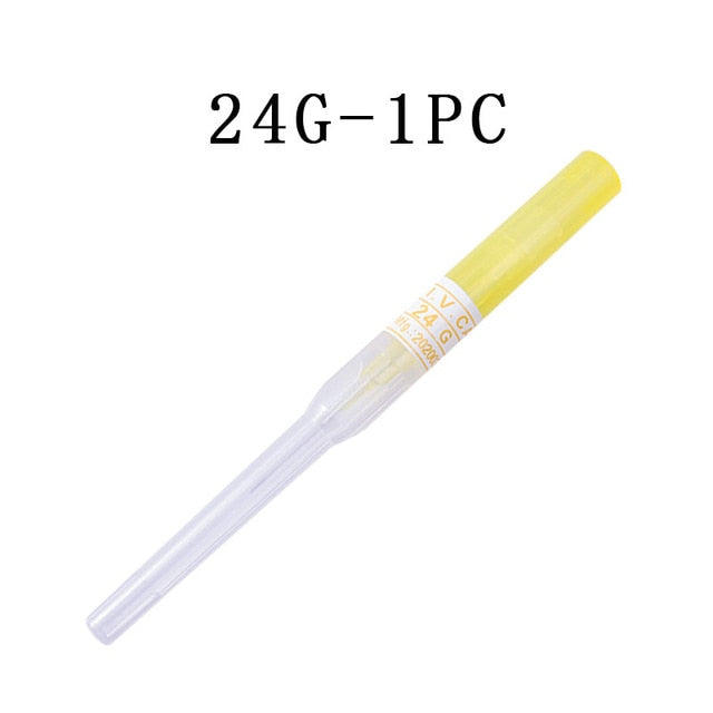 1-4pcs Body Piercing Needles Catheter Cannula Tools Kit Surgical Steel Sterilized Tattoo Needle Nose Lip Jewelry 14G 16G 18G 20G