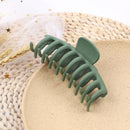2021 Korean Solid Big Hair Claws Elegant Frosted Acrylic Hair Clips Hairpins Barrette Headwear for Women Girls Hair Accessories