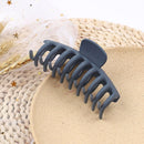 2021 Korean Solid Big Hair Claws Elegant Frosted Acrylic Hair Clips Hairpins Barrette Headwear for Women Girls Hair Accessories