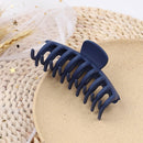 2021 Korean Solid Big Hair Claws Elegant Frosted Acrylic Hair Clips Hairpins Barrette Headwear for Women Girls Hair Accessories