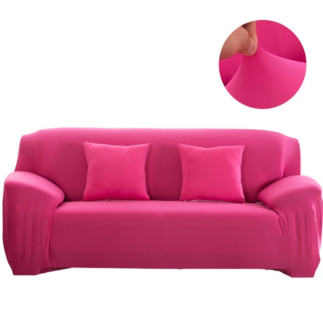 Solid color sofa covers for living room sofa towel Slip-resistant  strech    L Shaped Chaise Longue (measure sofa before buy)