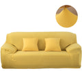 Solid color sofa covers for living room sofa towel Slip-resistant  strech    L Shaped Chaise Longue (measure sofa before buy)