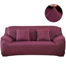 Solid color sofa covers for living room sofa towel Slip-resistant  strech    L Shaped Chaise Longue (measure sofa before buy)