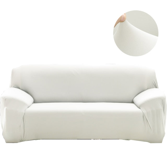 Solid color sofa covers for living room sofa towel Slip-resistant  strech    L Shaped Chaise Longue (measure sofa before buy)