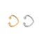 2020 New Fashion Pearl Ear Cuff Bohemia Stackable C Shaped CZ Rhinestone Small Earcuffs Clip Earrings for Women Wedding Jewelry