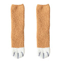 Funny Cute Style Cat Paw Cartoon Pattern Women  Cotton Socks Super Soft Gift For Female Stay in the house Sleeping Floor Sox