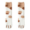 Funny Cute Style Cat Paw Cartoon Pattern Women  Cotton Socks Super Soft Gift For Female Stay in the house Sleeping Floor Sox