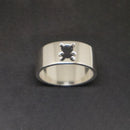 MKENDN Airplane Couple Ring for Women Men Pilot & Flight Butterfly Dinosaur Shark Ring Attendant Wedding Set Aviation Lover Gift