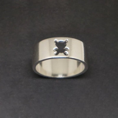 MKENDN Airplane Couple Ring for Women Men Pilot & Flight Butterfly Dinosaur Shark Ring Attendant Wedding Set Aviation Lover Gift