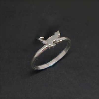 MKENDN Airplane Couple Ring for Women Men Pilot & Flight Butterfly Dinosaur Shark Ring Attendant Wedding Set Aviation Lover Gift