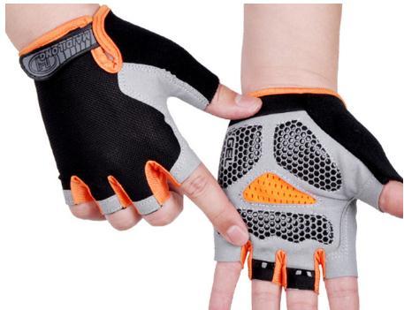 HOT Cycling Anti-slip Anti-sweat Men Women Half Finger Gloves Breathable Anti-shock Sports Gloves Bike Bicycle Glove