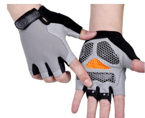 HOT Cycling Anti-slip Anti-sweat Men Women Half Finger Gloves Breathable Anti-shock Sports Gloves Bike Bicycle Glove
