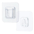 Double-Sided Adhesive Wall Hooks Hanger Strong Transparent Hooks Suction Cup Sucker Wall Storage Holder For Kitchen Bathroo