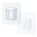 Double-Sided Adhesive Wall Hooks Hanger Strong Transparent Hooks Suction Cup Sucker Wall Storage Holder For Kitchen Bathroo