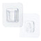 Double-Sided Adhesive Wall Hooks Hanger Strong Transparent Hooks Suction Cup Sucker Wall Storage Holder For Kitchen Bathroo