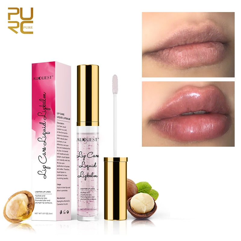 Pink Colors Lips Plumper Makeup Long Lasting Big Lip Gloss Moisturizer Plump Volume Shiny Sexy Vitamin E mineral Oil lipstick