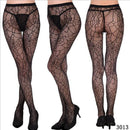 Womens Sexy Fishnet Tights Jacquard Weave Seamless Pantyhose Yarns Garter Grid Fish Net Stockings Hose Sexy Lingerie Collant