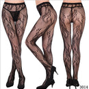 Womens Sexy Fishnet Tights Jacquard Weave Seamless Pantyhose Yarns Garter Grid Fish Net Stockings Hose Sexy Lingerie Collant