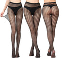 Womens Sexy Fishnet Tights Jacquard Weave Seamless Pantyhose Yarns Garter Grid Fish Net Stockings Hose Sexy Lingerie Collant