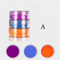 Neon Phosphor Pigment Powder Set Fluorescent Nail Glitter Eye Powder Manicure Decoration Nail Art Dust Pigment Paillettes