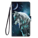 Flip Leather Phone Case For Redmi Note 9T 9 9S Pro 9A 9C Fundas Wallet Card Holder Stand Book Cover Cat Dog Painted Coque Capa