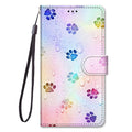 Flip Leather Phone Case For Redmi Note 9T 9 9S Pro 9A 9C Fundas Wallet Card Holder Stand Book Cover Cat Dog Painted Coque Capa