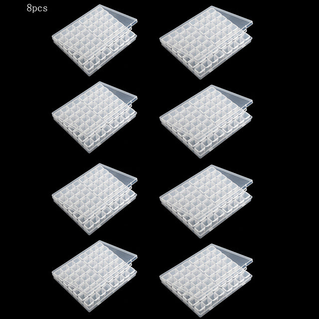 56/28 Grids Dismountable For Diamond Embroidery Accessories Diamond Painting Storage Boxes Cross Stitch Cases Storage Organizer