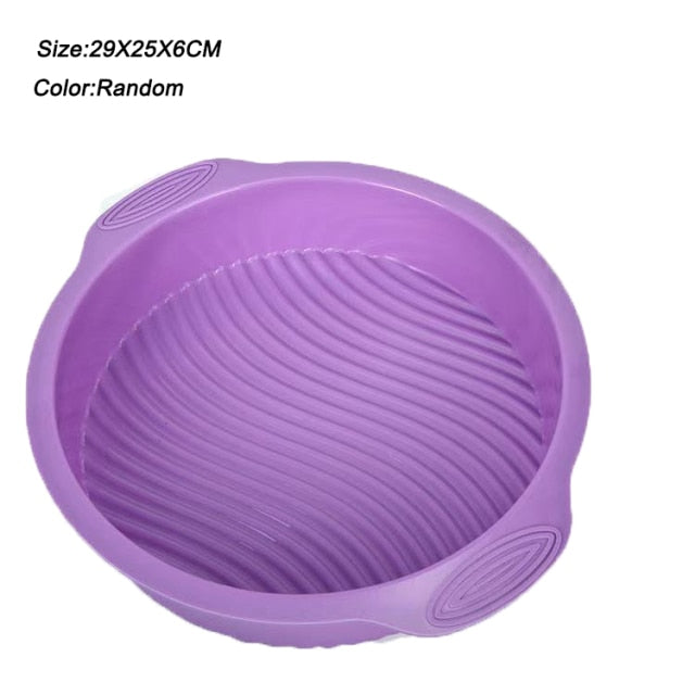 Silicone Cake Molds Flower Crown Shape  Baking  mold kitchen Tool 3D Bread Pastry Mold Pizza Pan DIY Birthday Wedding Party