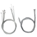 10pcs 2M MTB Bicycle Brake Line Bicycle Speed Line Fixed Gear Shifter Gear Brake Cable Sets Core Inner Wire for MTB Road Bikes