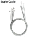 10pcs 2M MTB Bicycle Brake Line Bicycle Speed Line Fixed Gear Shifter Gear Brake Cable Sets Core Inner Wire for MTB Road Bikes