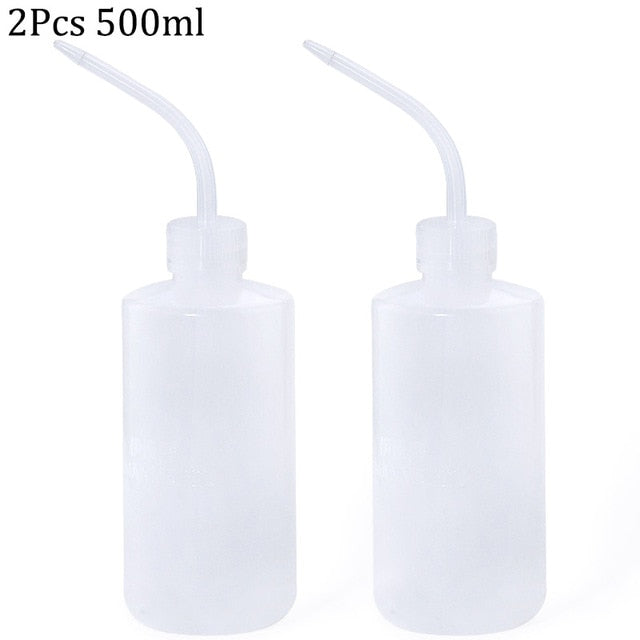 Eyelash Cleaning Washing Bottle Eyelash Extension Tool Elbow Narrow Mouth Long Tube Clean Eyebrow Skin Care Remover Bottle