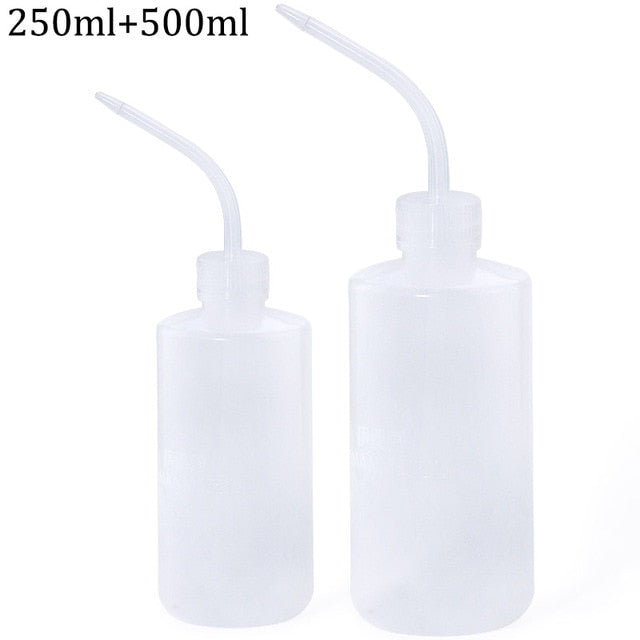 Eyelash Cleaning Washing Bottle Eyelash Extension Tool Elbow Narrow Mouth Long Tube Clean Eyebrow Skin Care Remover Bottle