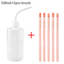 Eyelash Cleaning Washing Bottle Eyelash Extension Tool Elbow Narrow Mouth Long Tube Clean Eyebrow Skin Care Remover Bottle