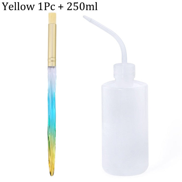 Eyelash Cleaning Washing Bottle Eyelash Extension Tool Elbow Narrow Mouth Long Tube Clean Eyebrow Skin Care Remover Bottle