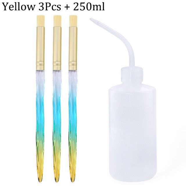 Eyelash Cleaning Washing Bottle Eyelash Extension Tool Elbow Narrow Mouth Long Tube Clean Eyebrow Skin Care Remover Bottle