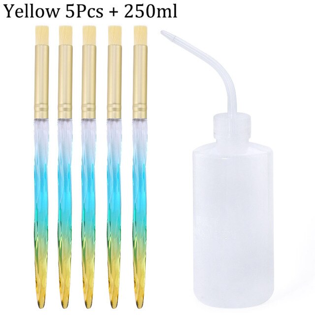 Eyelash Cleaning Washing Bottle Eyelash Extension Tool Elbow Narrow Mouth Long Tube Clean Eyebrow Skin Care Remover Bottle