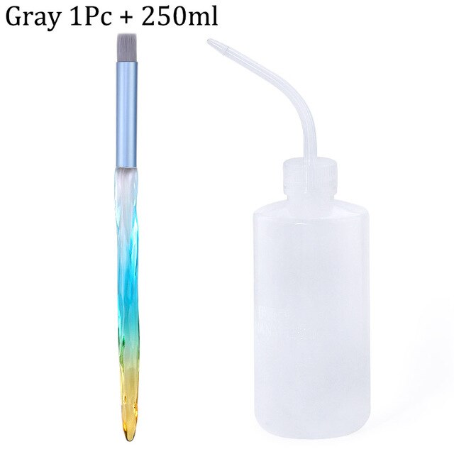 Eyelash Cleaning Washing Bottle Eyelash Extension Tool Elbow Narrow Mouth Long Tube Clean Eyebrow Skin Care Remover Bottle