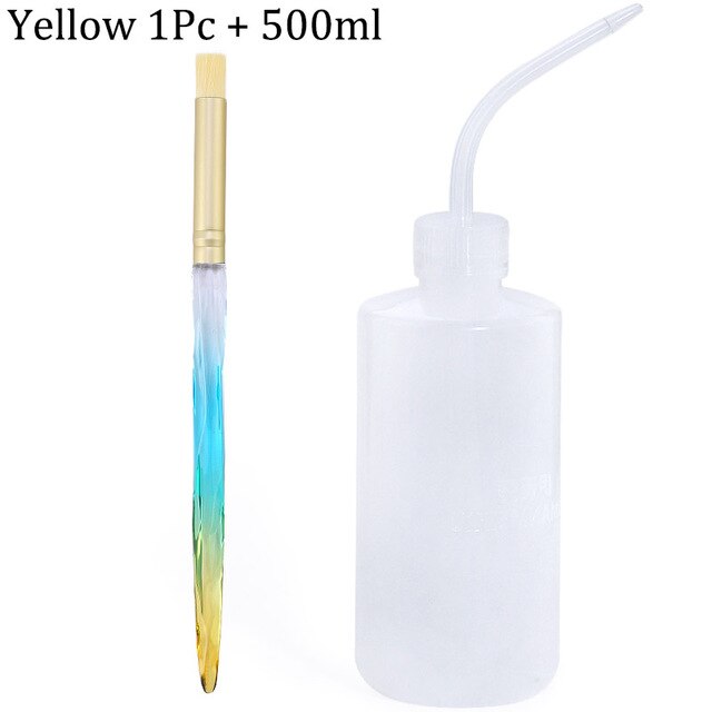 Eyelash Cleaning Washing Bottle Eyelash Extension Tool Elbow Narrow Mouth Long Tube Clean Eyebrow Skin Care Remover Bottle