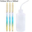 Eyelash Cleaning Washing Bottle Eyelash Extension Tool Elbow Narrow Mouth Long Tube Clean Eyebrow Skin Care Remover Bottle