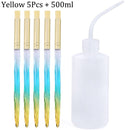 Eyelash Cleaning Washing Bottle Eyelash Extension Tool Elbow Narrow Mouth Long Tube Clean Eyebrow Skin Care Remover Bottle